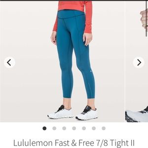 Lululemon Fast & Free 7/8